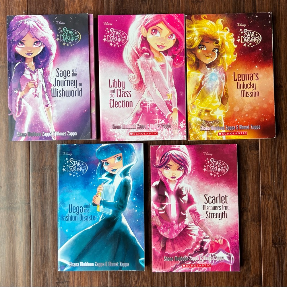 Book Lot (5 SC) - Disney Press Star Darlings #1-5 Zappa - Sage, Leona, Scarlet